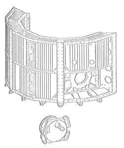 Sketch of CPU side of cylinder.