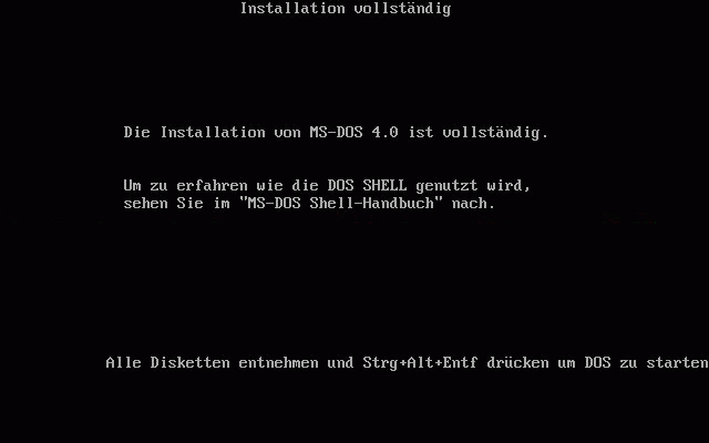 DOS 4 Setup