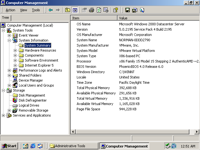 Datacenter Server Setup