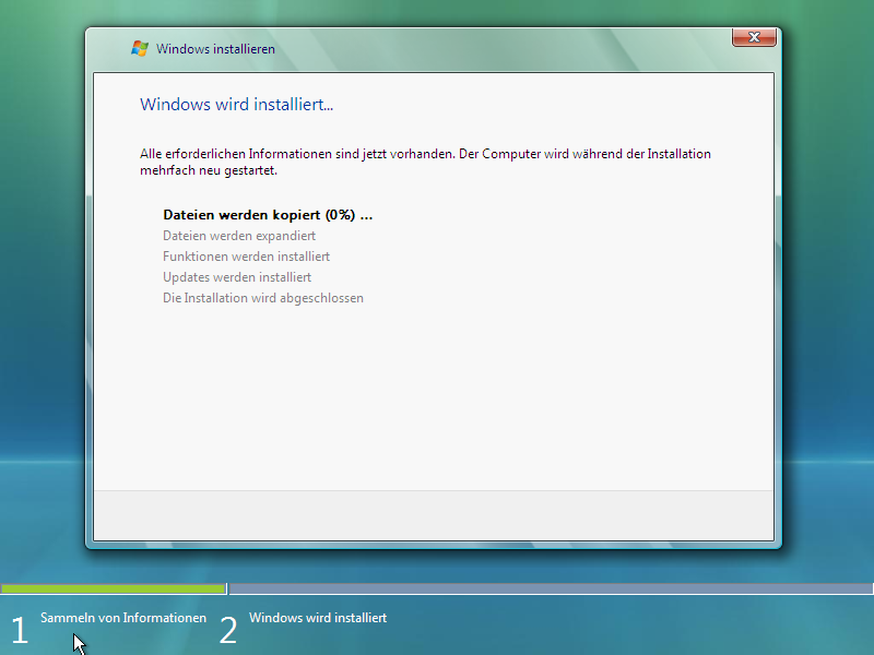 Windows Vista Setup