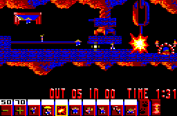 Screenshot of Lemmings