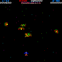 Screenshot of Moon Cresta