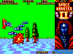 Screenshot of Space Harrier II