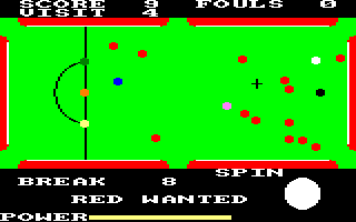 Screenshot of Steve Davis Snooker