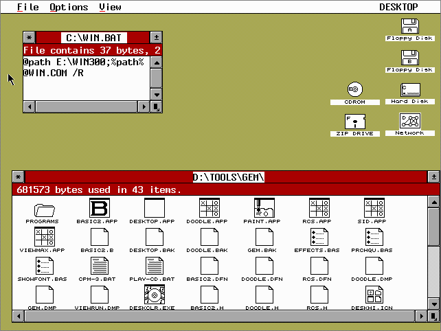 [OpenGEM desktop]